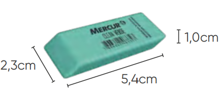 BORRACHA CLEAN VERDE >